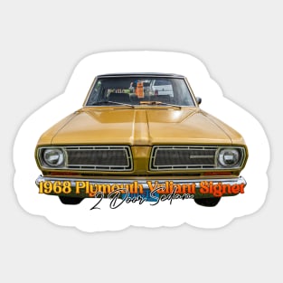 1968 Plymouth Valiant Signet 2 Door Sedan Sticker